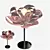 Pink Blossom Table Lamps 3D model small image 1