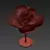 Pink Blossom Table Lamps 3D model small image 5