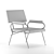 Elegant Comfort: J Chair 3D model small image 5