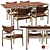 48 Chair & Kaufmann Table | Finn Juhl Design 3D model small image 1