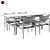 48 Chair & Kaufmann Table | Finn Juhl Design 3D model small image 4