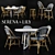 Serena & Lily Bar Table Set 3D model small image 1