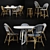 Serena & Lily Bar Table Set 3D model small image 4