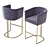 Elegant Bar Chair: Stylish Design, Comfortable Seating 3D model small image 2