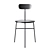 Sleek Afteroom Dining Chair 3D model small image 2