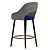 Lola Mambo Bar Stool: Stylish Seating Solution 3D model small image 2