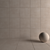 Elegant Beige Concrete Wall Tiles 3D model small image 4