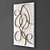 Handcrafted Metal Wall Panel 3D model small image 3