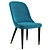 Modern Blue Chair: Pavlyk 3D model small image 1