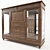 Justina Bar Cabinet 3D model small image 3