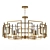 Elegant Gold Chandelier: Maytoni 20388 3D model small image 1