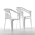 Moda Plastika Chair 3D model small image 1