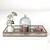 Rose Gold Table Set: Modern Glass Tray + Accessories 3D model small image 2