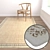 Luxury Carpets Set for Stunning Interiors 3D model small image 5