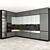 Sleek Gray Kitchen: Modern & Spacious 3D model small image 2