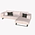 Aniston DMK 17 L-Shaped Sofa 3D model small image 3