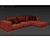 Aniston DMK 17 L-Shaped Sofa 3D model small image 5