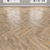  Vintage Oak Parquet: Herringbone, Linear & Chevron 3D model small image 3