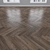 Smoky Oak Parquet: Herringbone, Linear & Chevron 3D model small image 3