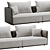 Elan Modular Sofa by Camerich 3D model small image 4