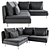 Modular Söderhamn Corner Sofa 3D model small image 1