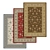 High-Quality Carpet Set with Variations 3D model small image 1