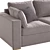 Modern Viven Sofa: Elegant Comfort 3D model small image 3