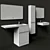 Aquaton Londry Bathroom Furniture Set 3D model small image 9