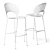 Sleek Trinidad Bar Stool 3D model small image 4