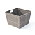 Rustic Woven Wicker Basket 3D model small image 1