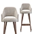 Modern Comfort: Costanza Barstool 3D model small image 3