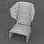 Stylish Gender Armchair - Vray and Corona 3D model small image 5