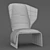 Stylish Gender Armchair - Vray and Corona 3D model small image 9