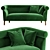 Pinch Design Roubel Sofa: Elegant and Cozy 3D model small image 2