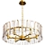 Title (translated from Russian): Ruby Crystal Chandelier Gold Set
Title: Luxury Ruby Crystal Gold Chandelier 3D model small image 2