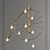 Vintage Bicycle Chandelier 3D model small image 1