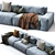 Contemporary Jesse Daniel Sofa - Composition 9 3D model small image 5