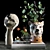 Elegant Decor Set: KRISTIINA Sculpture & Leopard Vase 3D model small image 2