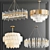 Glamorous Chandelier Collection: Exquisite Elegance 3D model small image 1