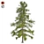 Premium Alaska Cedar Tree: Optimized, Real-World Scale 3D model small image 1
