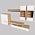 Modern Wall Unit "Denver 3D model small image 2