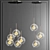 Eichholtz Tango 5-Light Chandelier 3D model small image 2