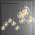 Eichholtz Tango 5-Light Chandelier 3D model small image 3