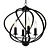 Elegant Norwood Chandelier 3D model small image 1