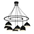 Modern Pendant Chandelier: Formula 3D model small image 1