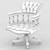 Title: Nautical Captain's Swivel Chair 3D model small image 10