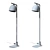 Elegant Polo Floor Lamp 3D model small image 2