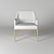 Elegant Bentley Chair: Stylish Comfort 3D model small image 1