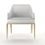 Elegant Bentley Chair: Stylish Comfort 3D model small image 3