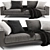 Elegant Comfort: Flexform Campiello Sofa 3D model small image 2